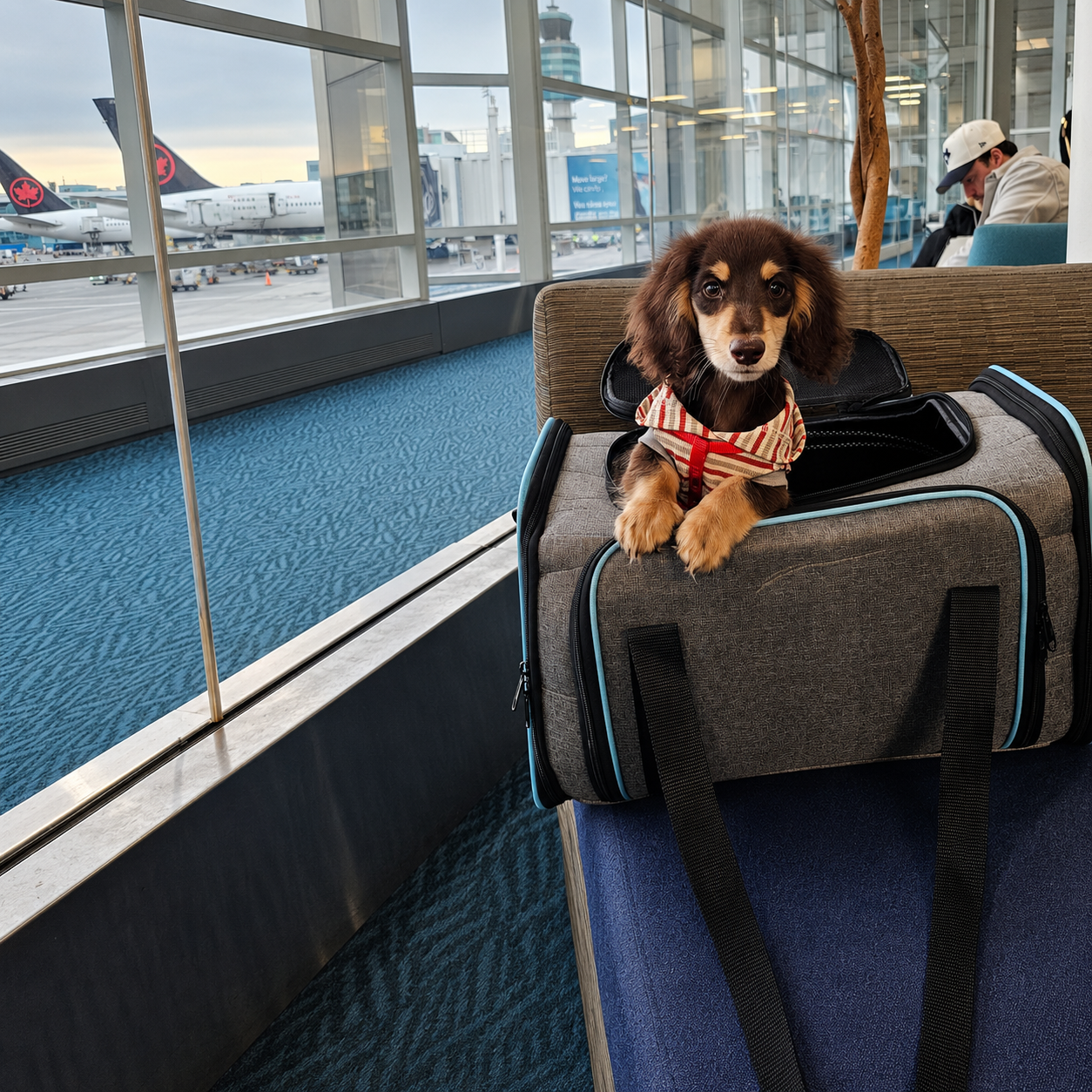 Pet in Soft Travel Bag
